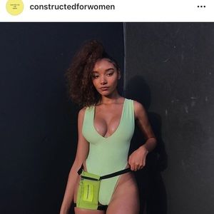 Super cute lime green bodysuit